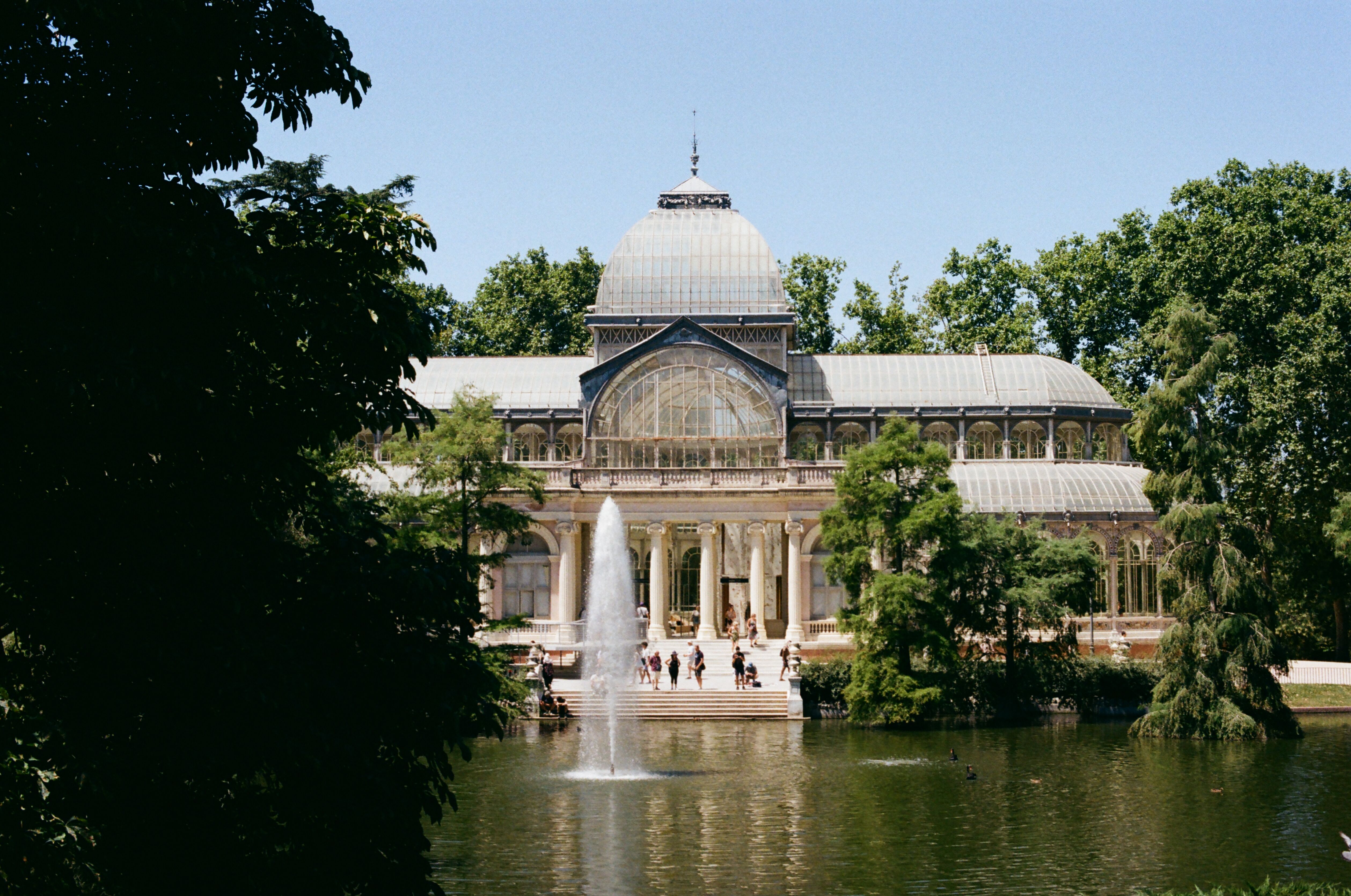 Le palais de Cristal dans le parc du Retiro, à Madrid